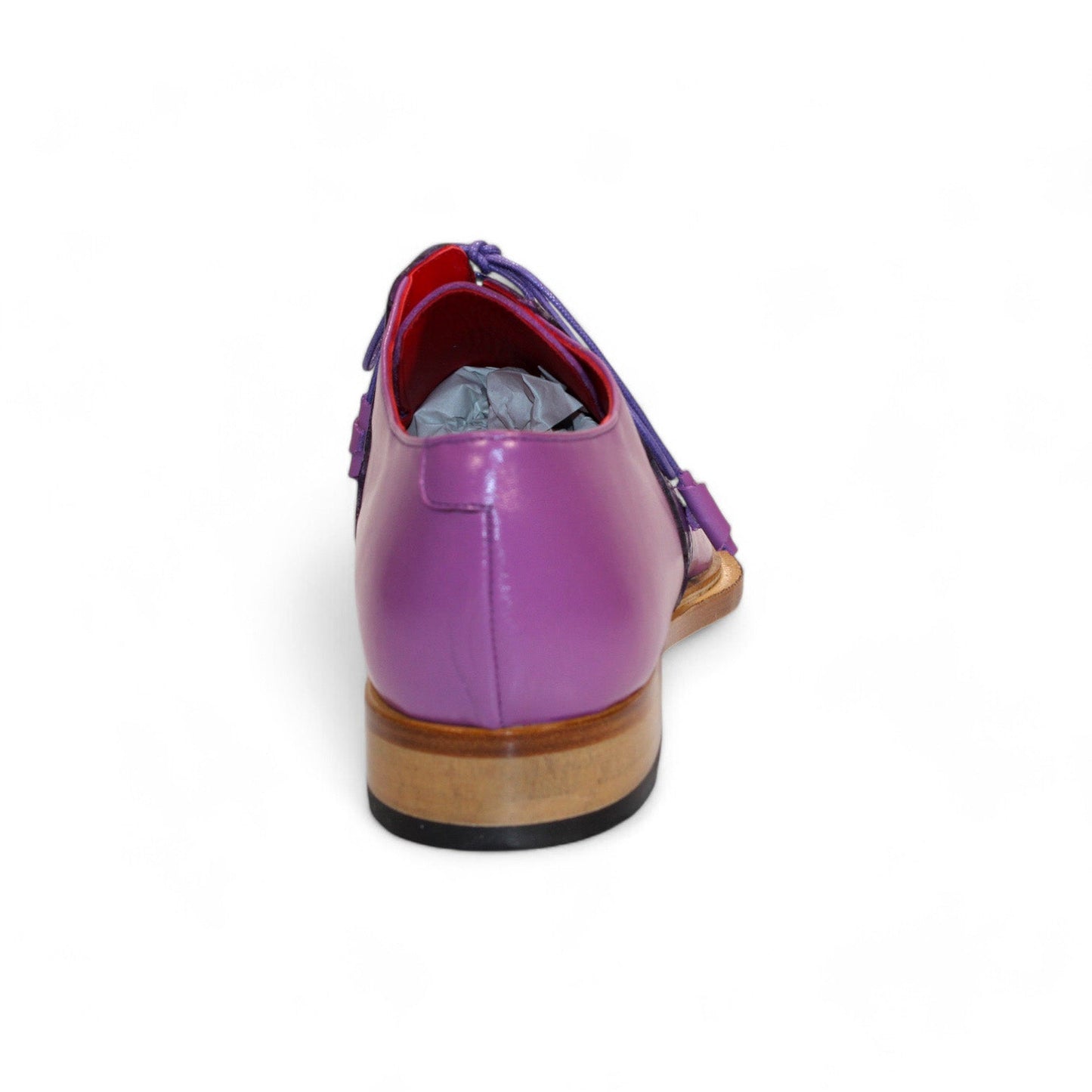 Fennix Landon Men's Shoes Purple/Lavender Alligator/Calf-Skin Leather Exotic Oxfords (FX1161)-AmbrogioShoes