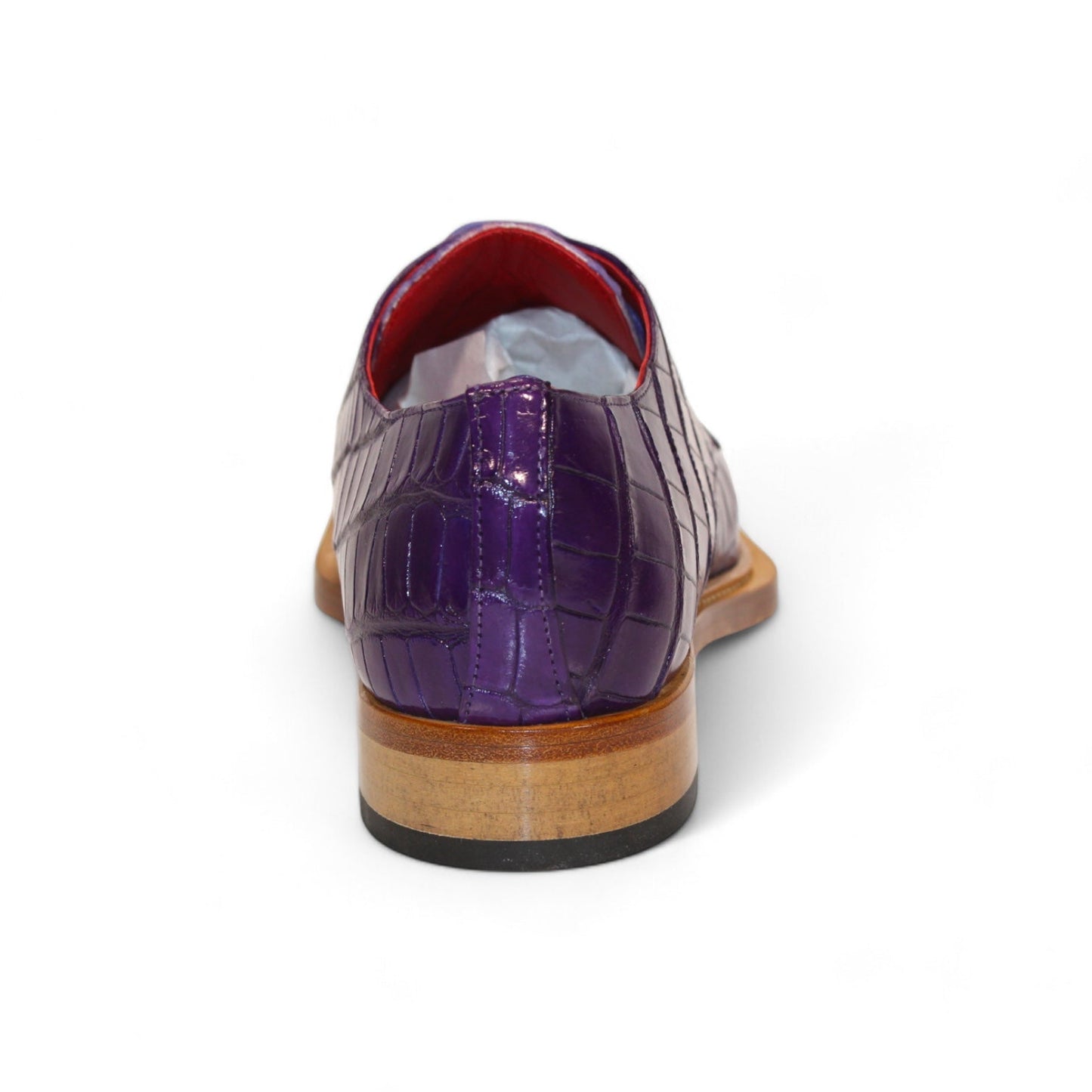 Fennix Rowan Men's Shoes Purple Exotic Oxfords (FX1164)-AmbrogioShoes